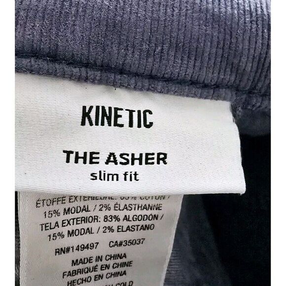 Joe's Jeans The Asher Twill Slim Kinetic Soft Jeans Corduroy Size 30X29 - Picture 7 of 8